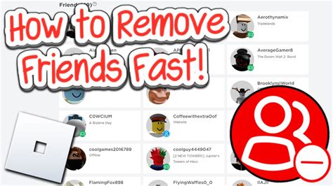 Get to Know the Team. . Roblox friend removal button